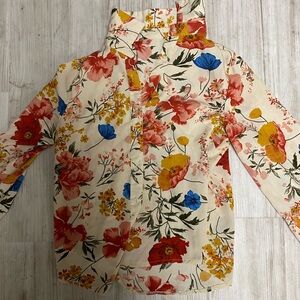 Floral button down